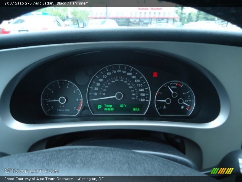 Black / Parchment 2007 Saab 9-5 Aero Sedan