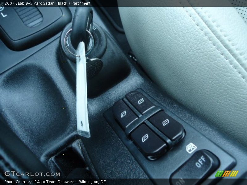 Black / Parchment 2007 Saab 9-5 Aero Sedan
