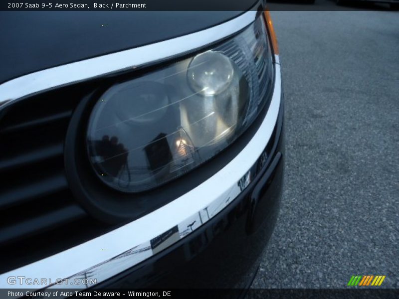 Black / Parchment 2007 Saab 9-5 Aero Sedan