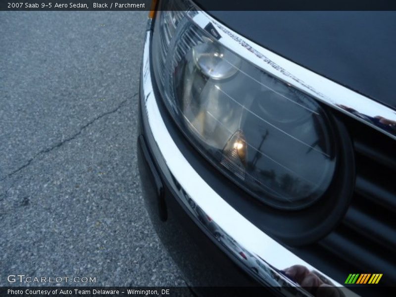 Black / Parchment 2007 Saab 9-5 Aero Sedan