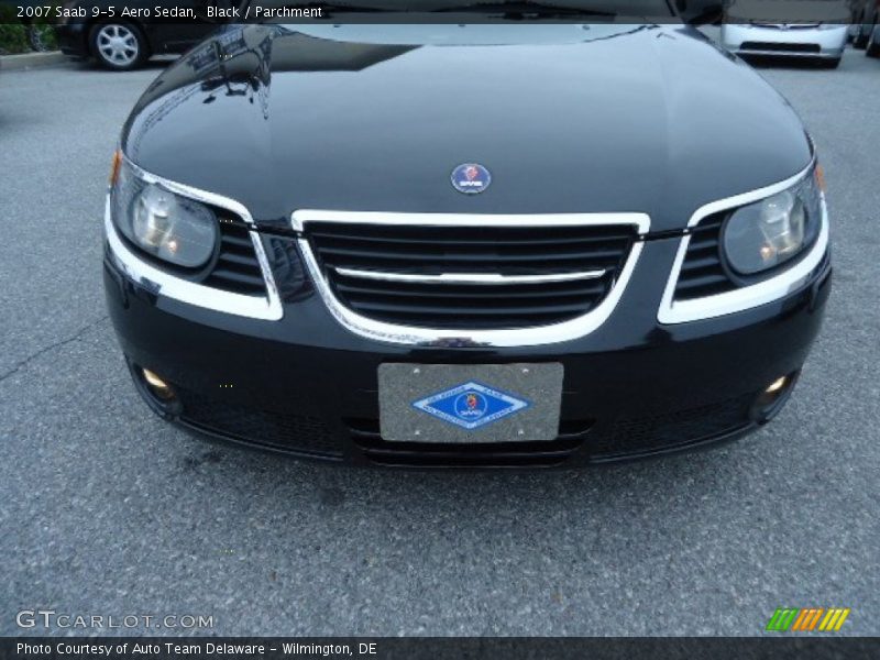 Black / Parchment 2007 Saab 9-5 Aero Sedan