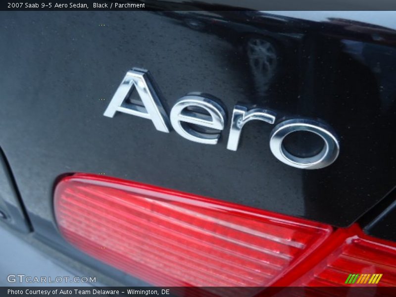 Black / Parchment 2007 Saab 9-5 Aero Sedan