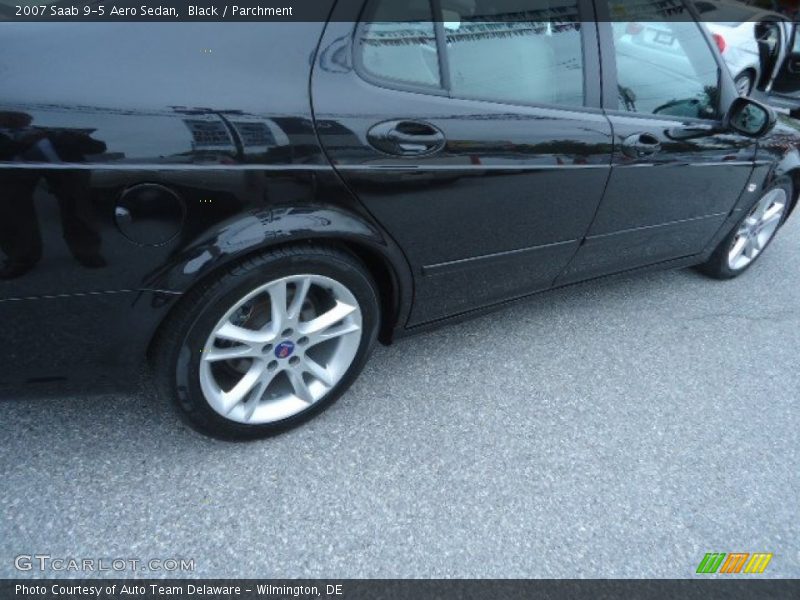 Black / Parchment 2007 Saab 9-5 Aero Sedan
