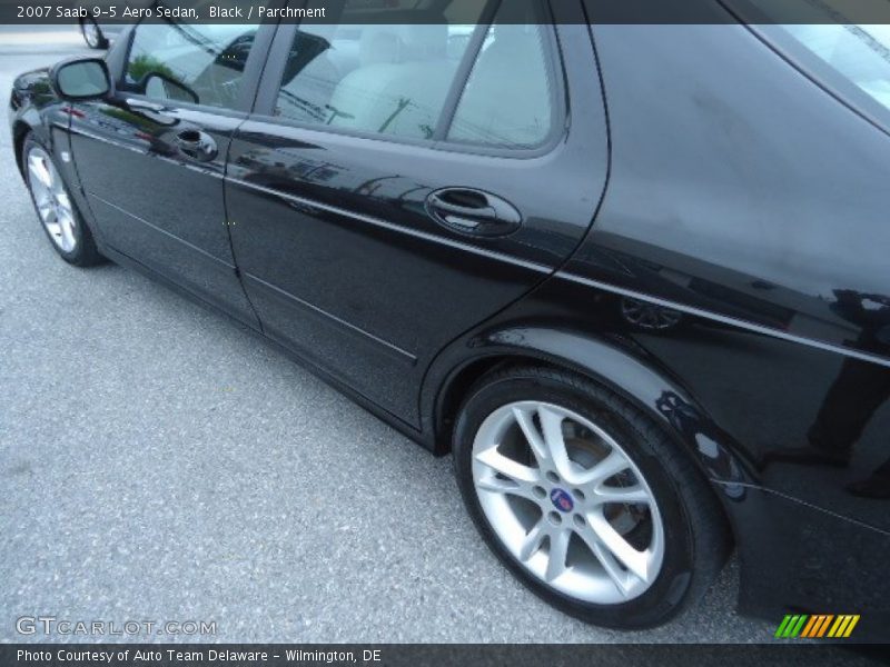 Black / Parchment 2007 Saab 9-5 Aero Sedan