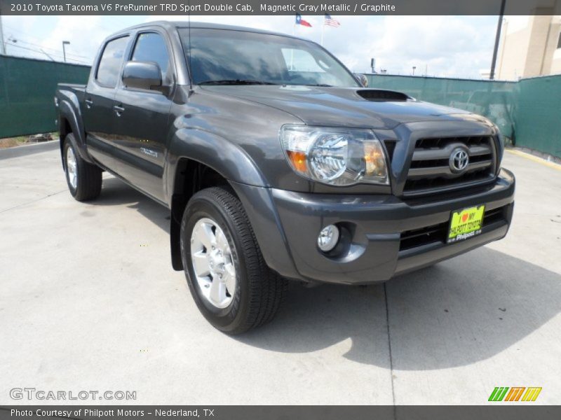 Magnetic Gray Metallic / Graphite 2010 Toyota Tacoma V6 PreRunner TRD Sport Double Cab