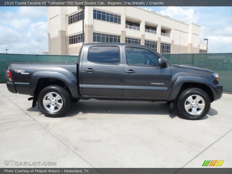 Magnetic Gray Metallic / Graphite 2010 Toyota Tacoma V6 PreRunner TRD Sport Double Cab