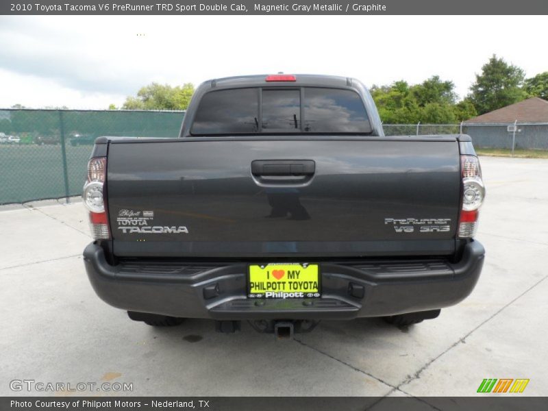 Magnetic Gray Metallic / Graphite 2010 Toyota Tacoma V6 PreRunner TRD Sport Double Cab