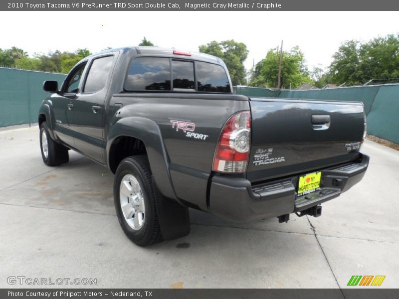 Magnetic Gray Metallic / Graphite 2010 Toyota Tacoma V6 PreRunner TRD Sport Double Cab