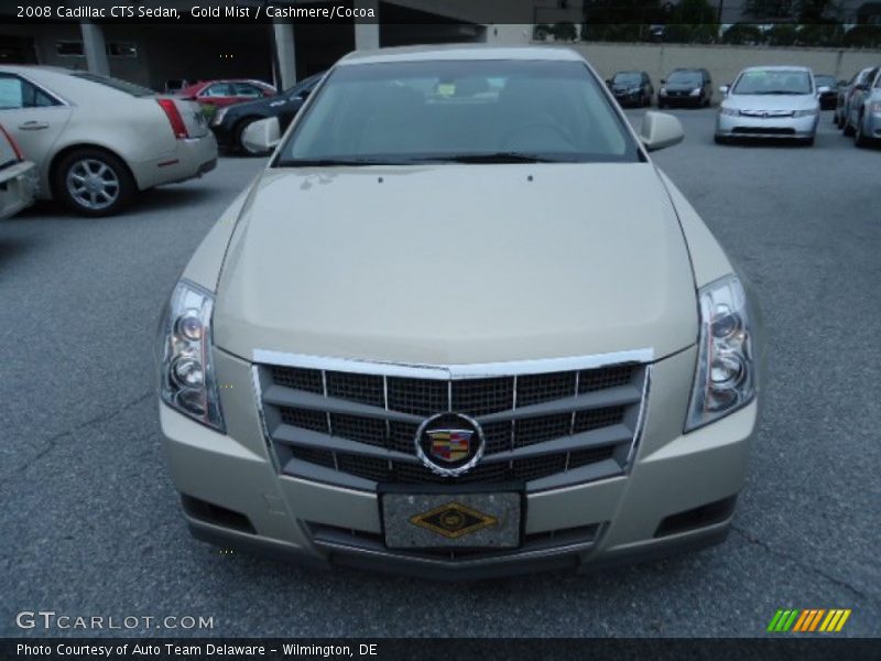 Gold Mist / Cashmere/Cocoa 2008 Cadillac CTS Sedan