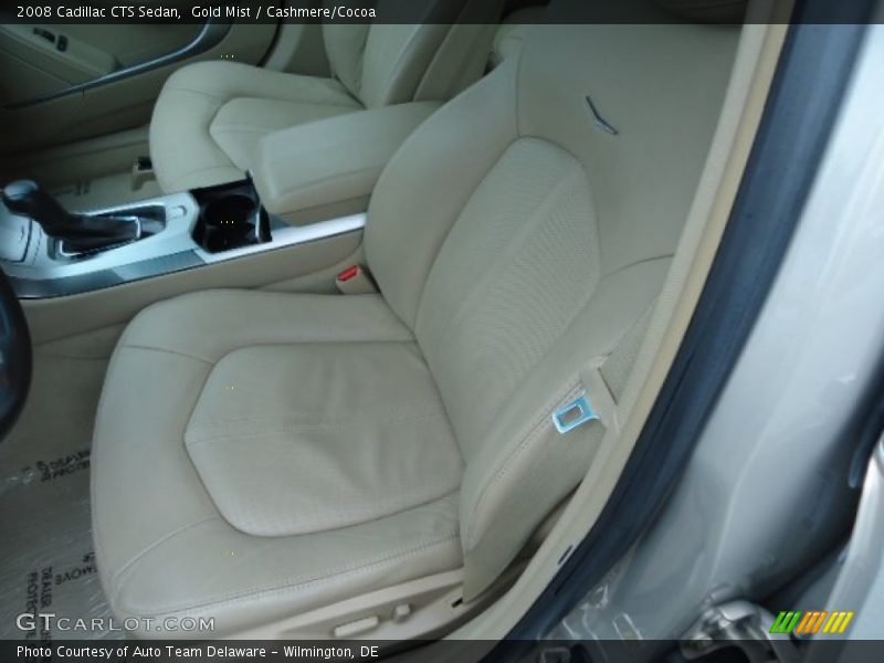 Gold Mist / Cashmere/Cocoa 2008 Cadillac CTS Sedan