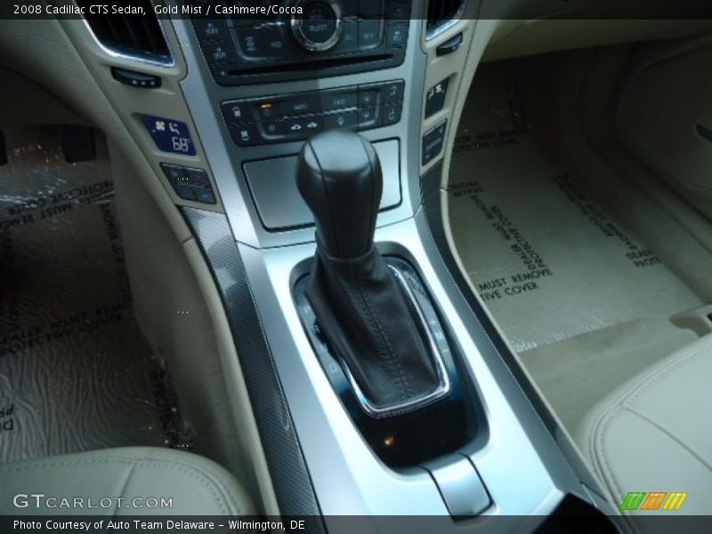 Gold Mist / Cashmere/Cocoa 2008 Cadillac CTS Sedan
