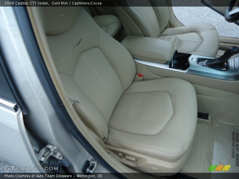 Gold Mist / Cashmere/Cocoa 2008 Cadillac CTS Sedan