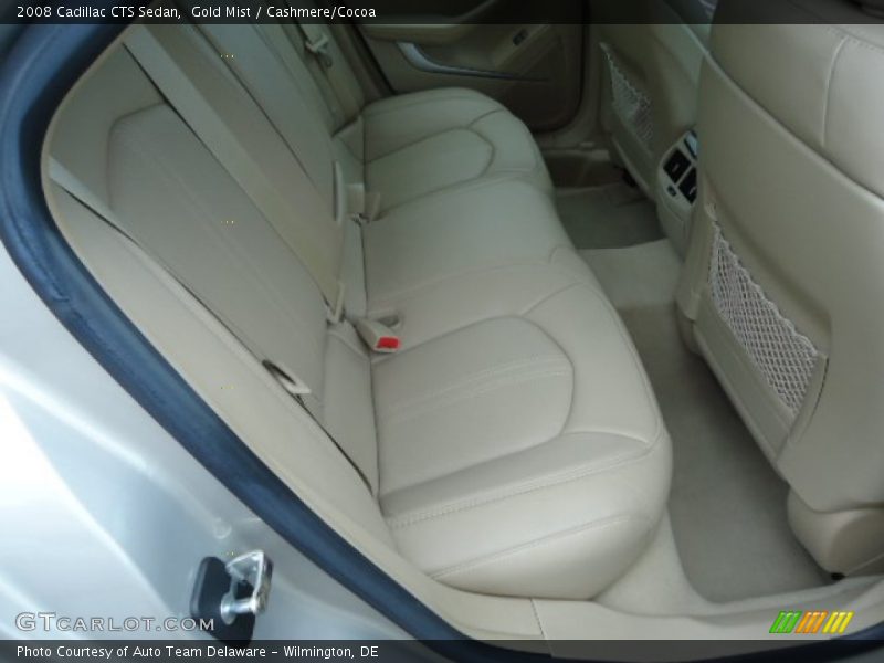 Gold Mist / Cashmere/Cocoa 2008 Cadillac CTS Sedan