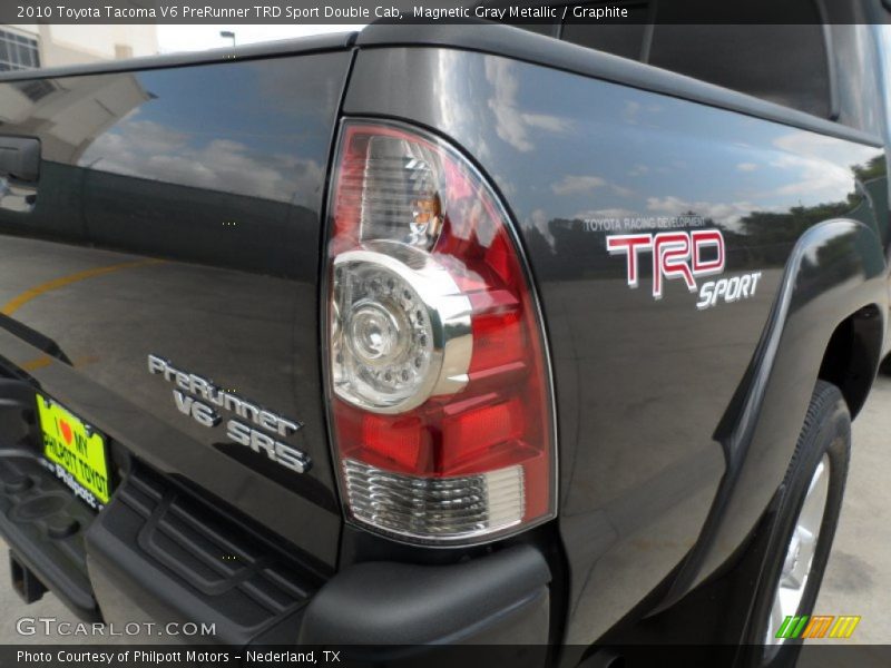 Magnetic Gray Metallic / Graphite 2010 Toyota Tacoma V6 PreRunner TRD Sport Double Cab