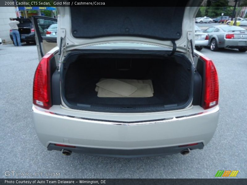 Gold Mist / Cashmere/Cocoa 2008 Cadillac CTS Sedan
