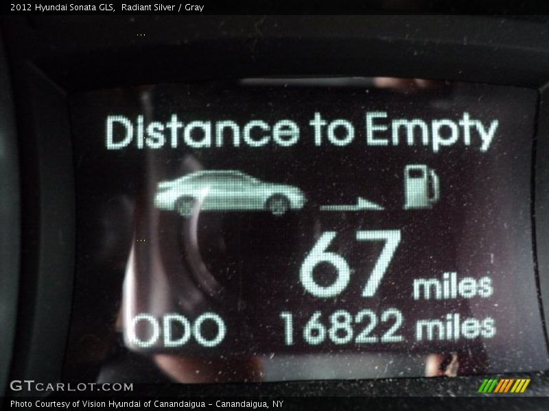 Radiant Silver / Gray 2012 Hyundai Sonata GLS