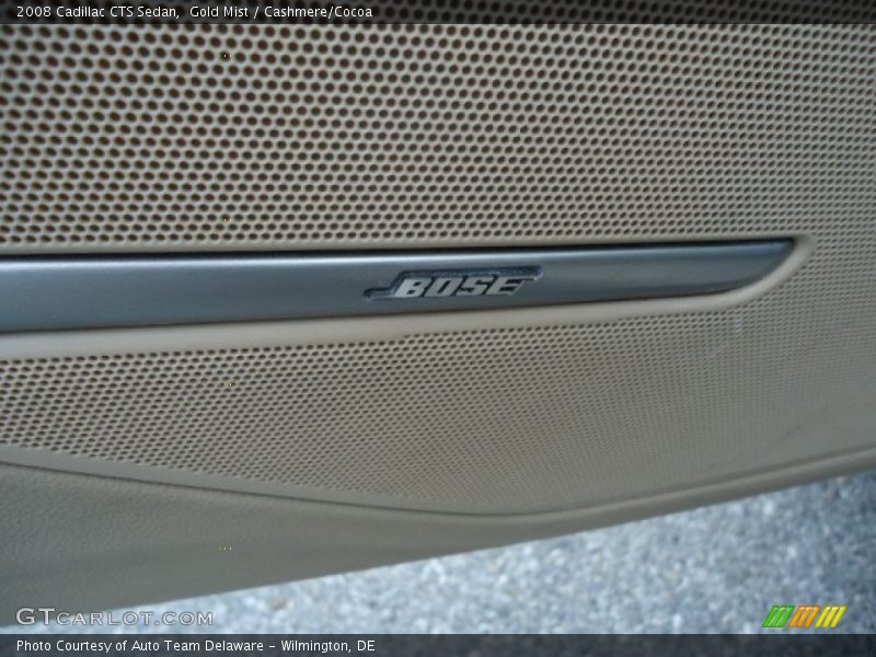 Gold Mist / Cashmere/Cocoa 2008 Cadillac CTS Sedan