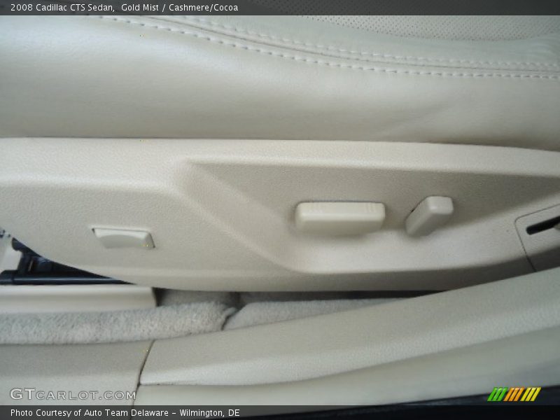 Gold Mist / Cashmere/Cocoa 2008 Cadillac CTS Sedan