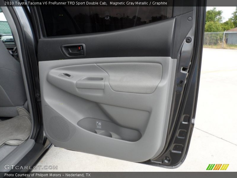 Magnetic Gray Metallic / Graphite 2010 Toyota Tacoma V6 PreRunner TRD Sport Double Cab