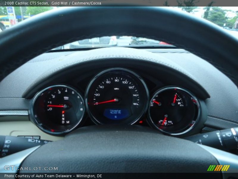 Gold Mist / Cashmere/Cocoa 2008 Cadillac CTS Sedan