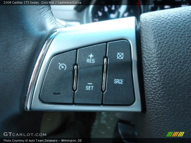 Gold Mist / Cashmere/Cocoa 2008 Cadillac CTS Sedan
