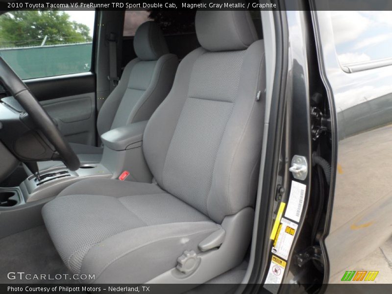 Magnetic Gray Metallic / Graphite 2010 Toyota Tacoma V6 PreRunner TRD Sport Double Cab