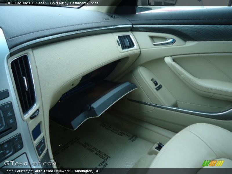 Gold Mist / Cashmere/Cocoa 2008 Cadillac CTS Sedan