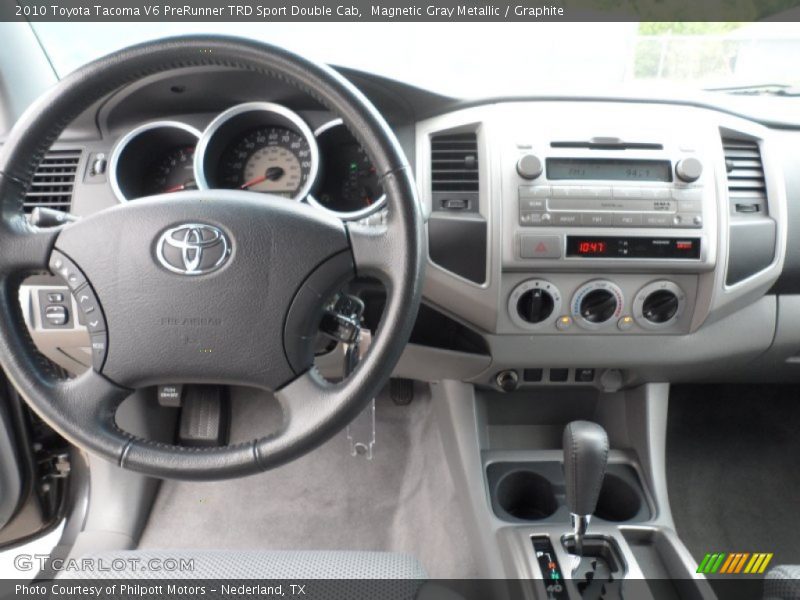 Magnetic Gray Metallic / Graphite 2010 Toyota Tacoma V6 PreRunner TRD Sport Double Cab