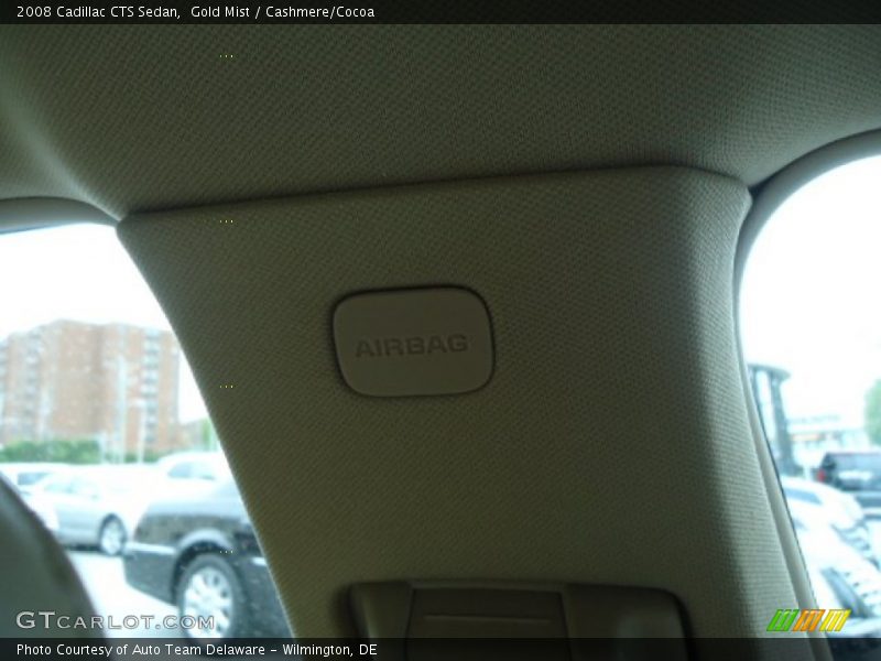 Gold Mist / Cashmere/Cocoa 2008 Cadillac CTS Sedan