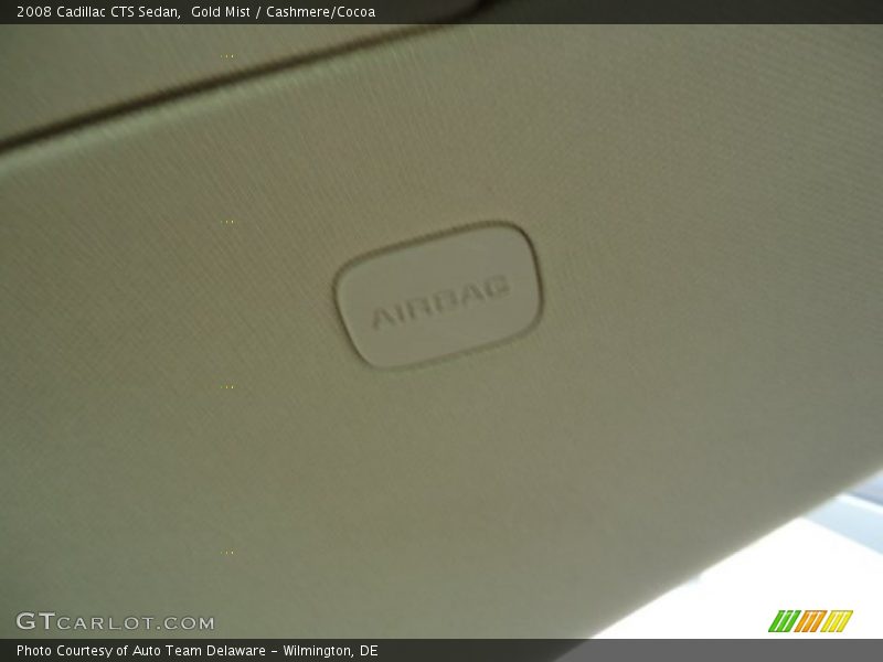 Gold Mist / Cashmere/Cocoa 2008 Cadillac CTS Sedan