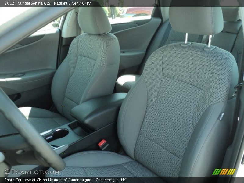 Radiant Silver / Gray 2012 Hyundai Sonata GLS