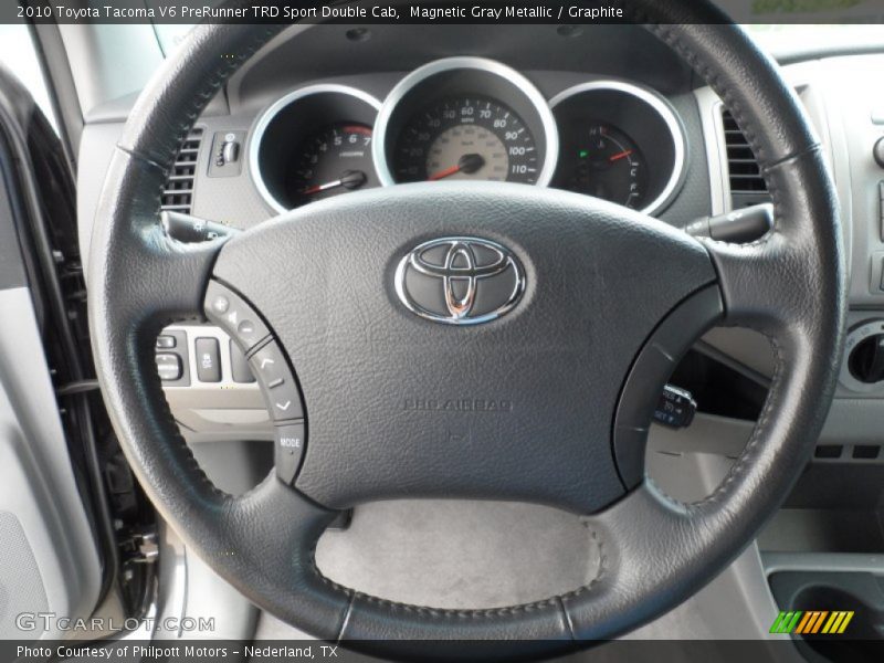 Magnetic Gray Metallic / Graphite 2010 Toyota Tacoma V6 PreRunner TRD Sport Double Cab