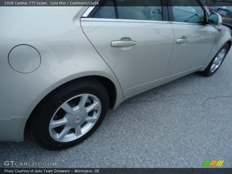 Gold Mist / Cashmere/Cocoa 2008 Cadillac CTS Sedan