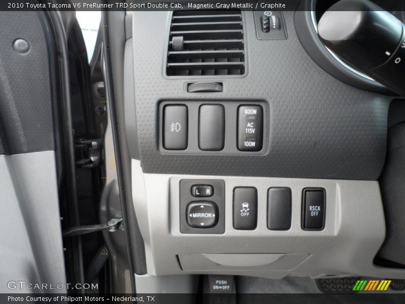Magnetic Gray Metallic / Graphite 2010 Toyota Tacoma V6 PreRunner TRD Sport Double Cab