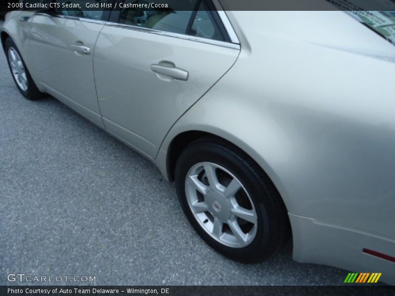 Gold Mist / Cashmere/Cocoa 2008 Cadillac CTS Sedan