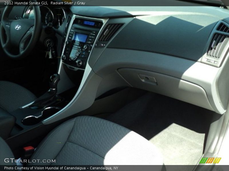 Radiant Silver / Gray 2012 Hyundai Sonata GLS