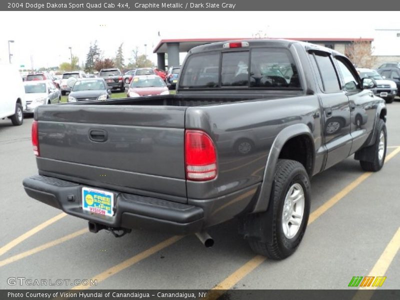 Graphite Metallic / Dark Slate Gray 2004 Dodge Dakota Sport Quad Cab 4x4