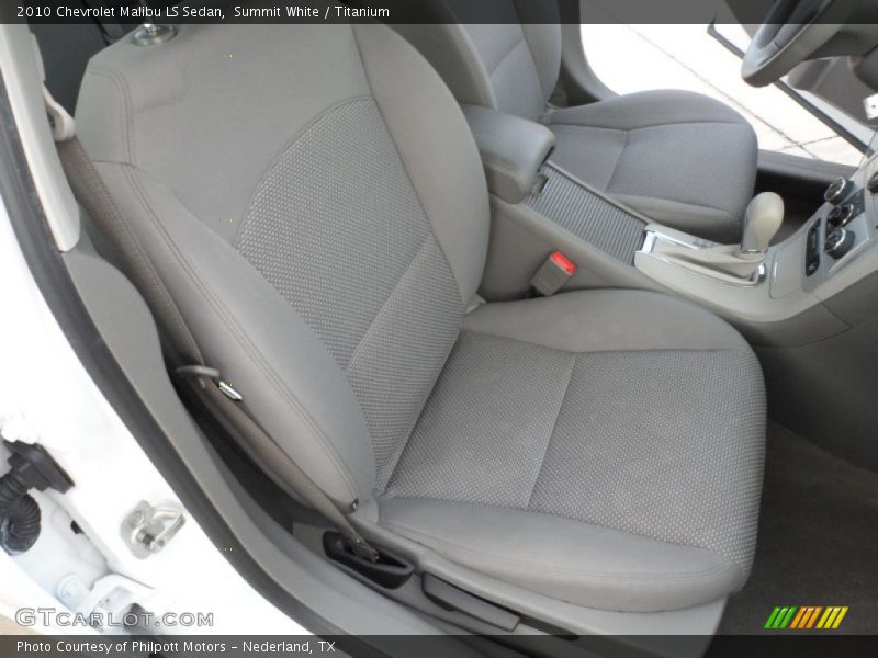 Summit White / Titanium 2010 Chevrolet Malibu LS Sedan