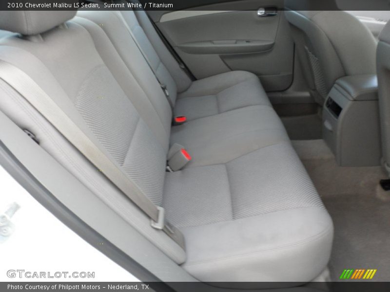 Summit White / Titanium 2010 Chevrolet Malibu LS Sedan