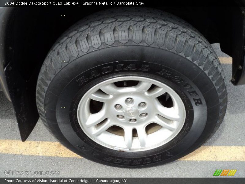 Graphite Metallic / Dark Slate Gray 2004 Dodge Dakota Sport Quad Cab 4x4