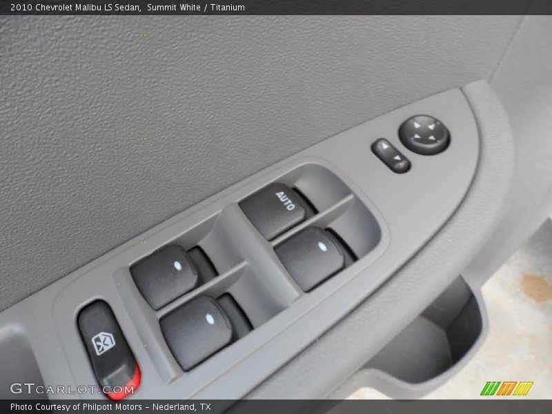 Summit White / Titanium 2010 Chevrolet Malibu LS Sedan
