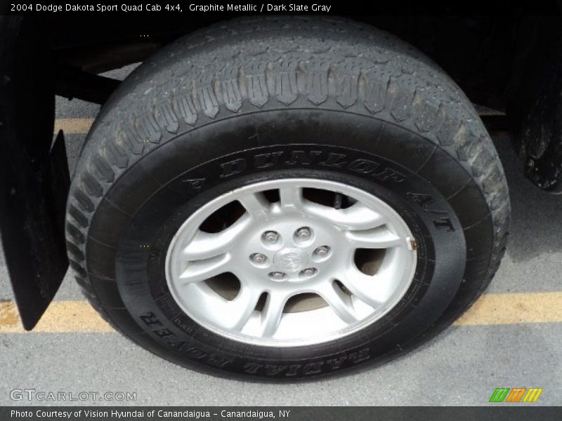 Graphite Metallic / Dark Slate Gray 2004 Dodge Dakota Sport Quad Cab 4x4