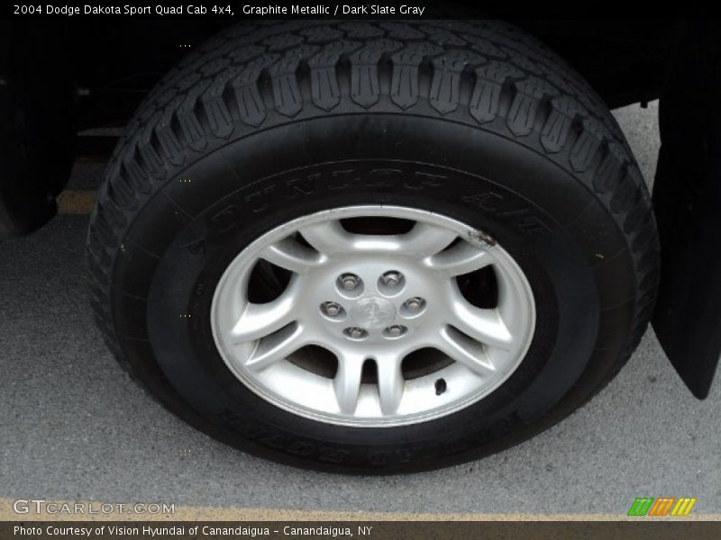 Graphite Metallic / Dark Slate Gray 2004 Dodge Dakota Sport Quad Cab 4x4