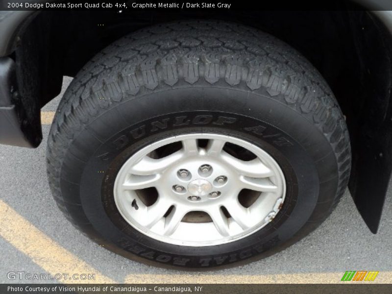 Graphite Metallic / Dark Slate Gray 2004 Dodge Dakota Sport Quad Cab 4x4