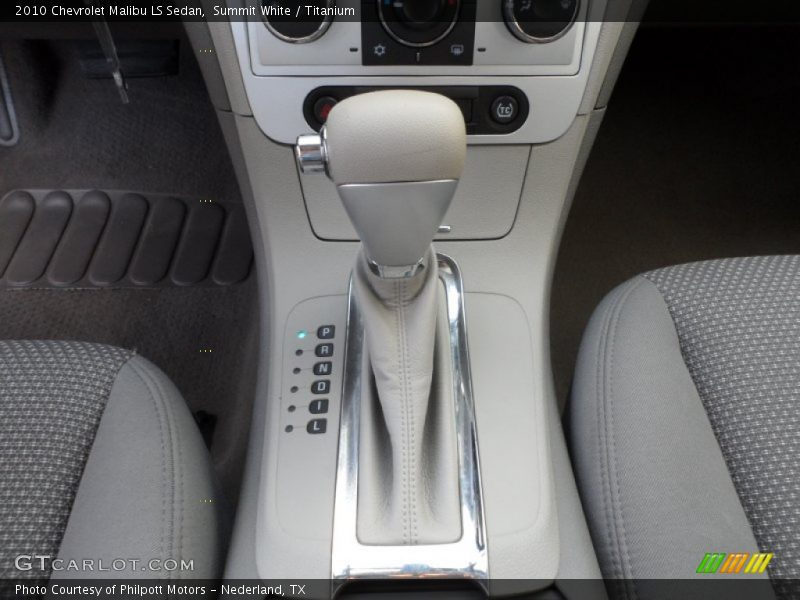 Summit White / Titanium 2010 Chevrolet Malibu LS Sedan