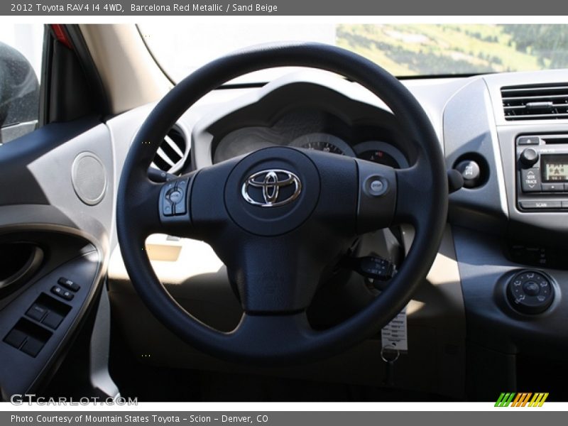 Barcelona Red Metallic / Sand Beige 2012 Toyota RAV4 I4 4WD