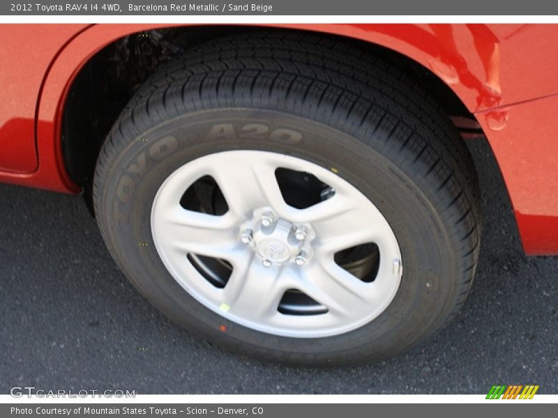 Barcelona Red Metallic / Sand Beige 2012 Toyota RAV4 I4 4WD
