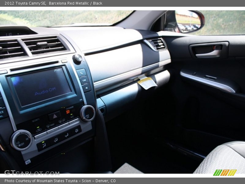 Barcelona Red Metallic / Black 2012 Toyota Camry SE
