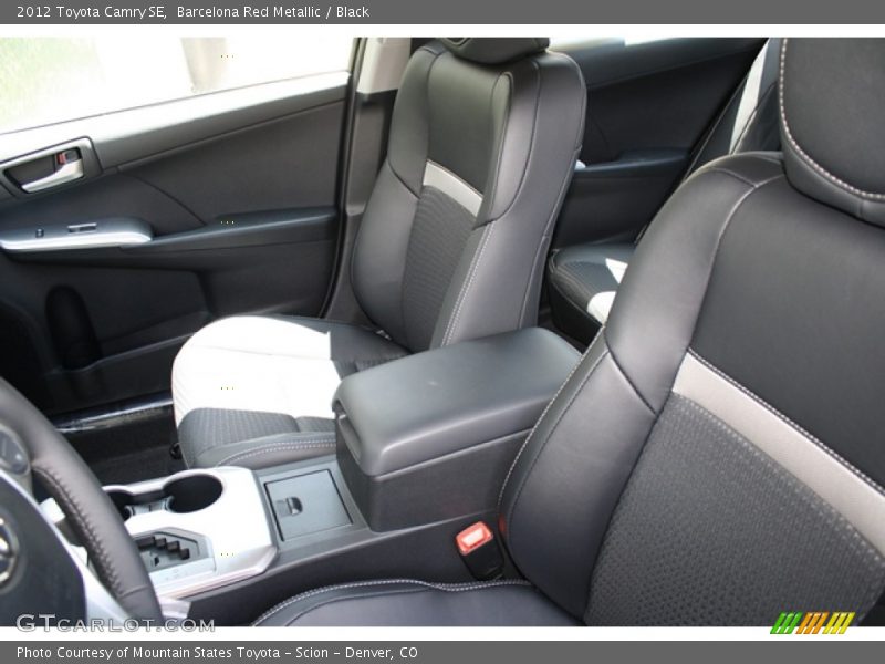 Barcelona Red Metallic / Black 2012 Toyota Camry SE