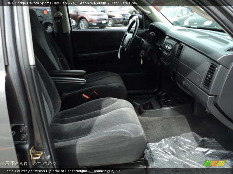 Graphite Metallic / Dark Slate Gray 2004 Dodge Dakota Sport Quad Cab 4x4